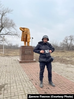 Мирослав Лаюк у Часовому Яру на Донеччині