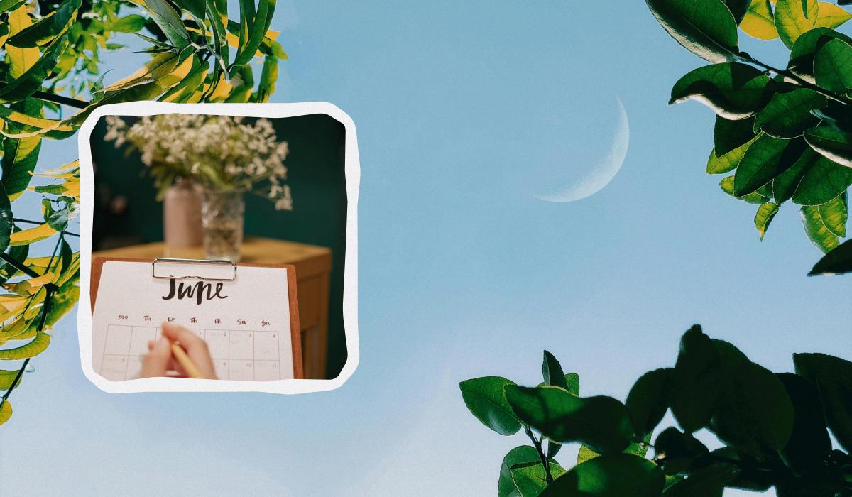 Місячний календар на червень 2024 / колаж УНІАН, фото pexels.com Місячний календар на червень 2024 / колаж УНІАН, фото pexels.com