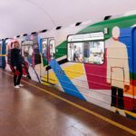 У столиці презентували потяг на честь Казимира Малевича: спільний проєкт фільму «Малевич», Київського метро та FILM.UA Дистрибуція