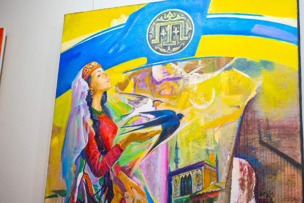 “Від серця до серця”: у Києві відкрилася міжнародна українсько-азербайджанська виставка живопису та дизайну