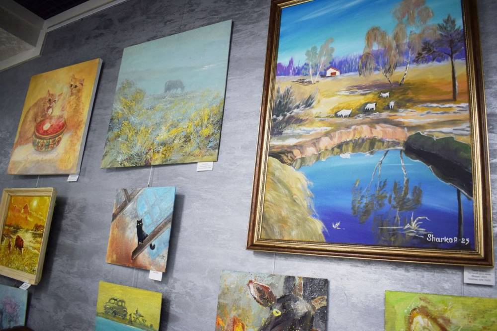 Мистецтво, що лікує душу: в арт-просторі київської бібліотеки імені Тичини відкрилася благодійна виставка “Поруч з нами”