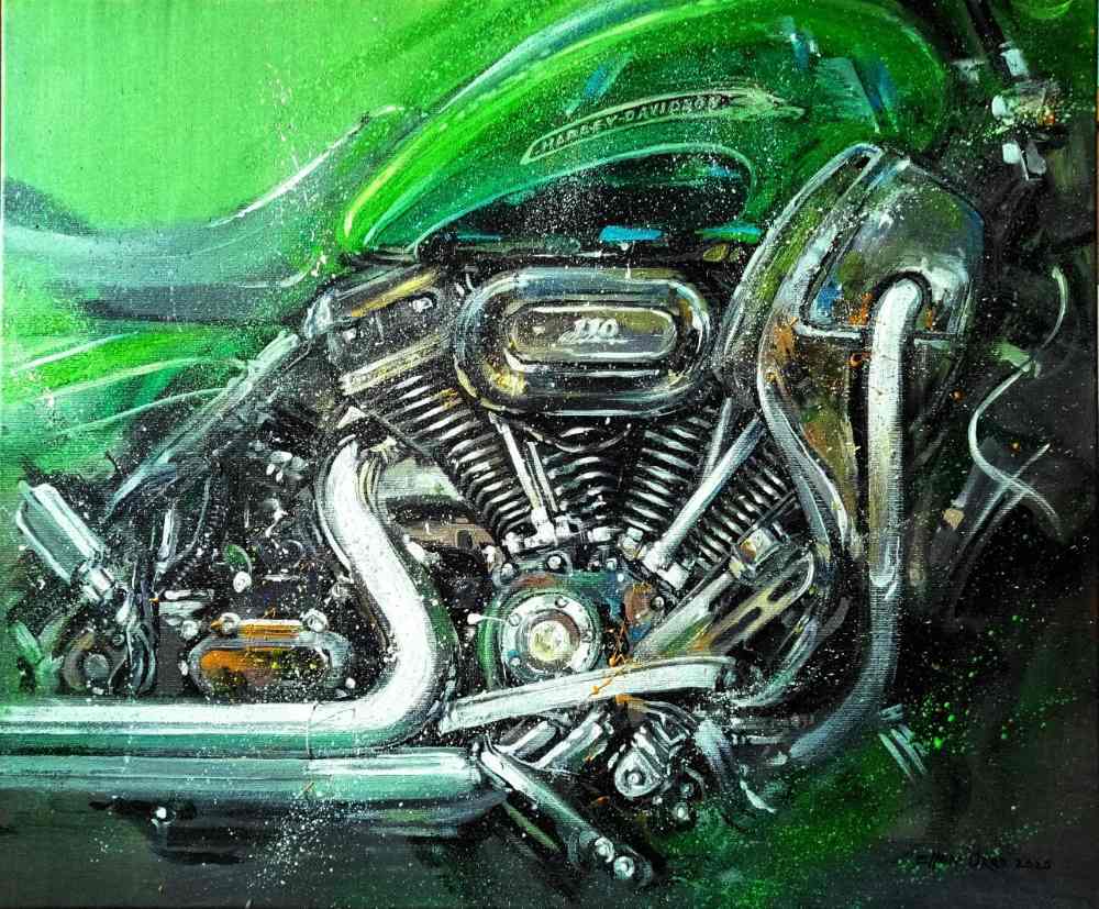 У Києві відкрилася персональна виставка живопису Ellen ORRO «HARLEY та блиск металу»